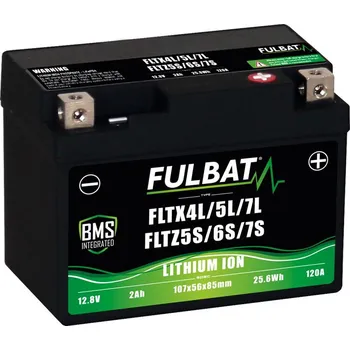 Motobaterie Lithiová motocyklová baterie FULBAT FLTX4L/5L/7L - FLTZ5S/6S/7S 700.560622