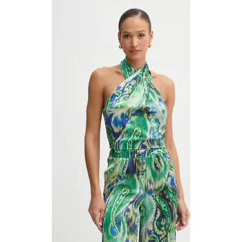 Dámská halenka Halenka Simona Corsellini P25CPTO014 zelená 77X, vel. 38