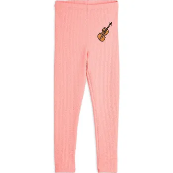 Dětské legíny Mini Rodini Violin 2523011328 růžová 30X, vel. 80-86