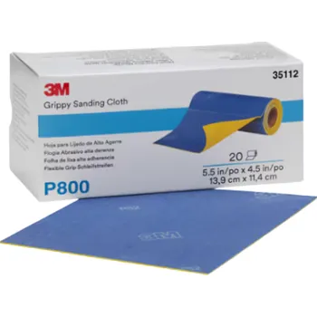 Příslušenství k nářadí 35112 3M Grippy brusný arch, 139 mm x 114 mm, P800, 20 archů na roli