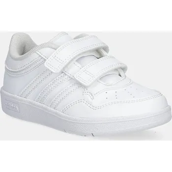 Chlapecká obuv Dětské sneakers boty adidas Originals HOOPS 4.0 bílá barva, JI3481 00X, EUR 33.5