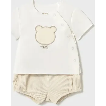 Kojenecká souprava Dětská bavlněná souprava Mayoral Newborn béžová barva, 1259 1259.1A.Newborn.PPYH 01X, vel. 80