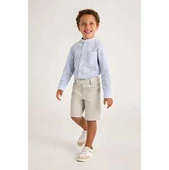 Chlapecké kraťasy Dětské kraťasy Mayoral slim 3219.5C.Mini.PPYA béžová 12X, vel. 128