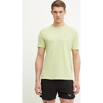 Pánské tričko Tričko Compressport Podium zelená barva, s potiskem, ATSM554 70X, vel. M