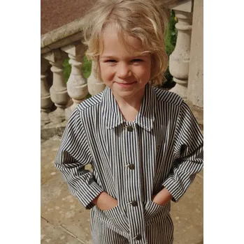 Dětská riflová bunda Konges Sløjd FENDER JACKET GOTS KS102805 černá 99X, vel. 134-140