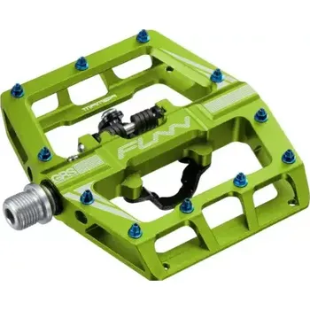 Pedál na kolo Funn Mamba S pedály jednostranné Wasabi