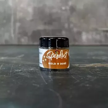 Potravinářské barvivo Barva do nápojů - metalický prášek GOLD 1,5g