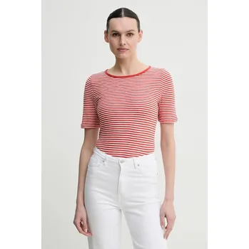 Pánské tričko Bavlněné tričko Marc O'Polo červená barva, 503219651101 33X, vel. XS