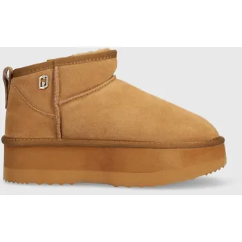 Dámská zimní obuv Semišové sněhule Liu Jo JANE 01 hnědá barva, SA4051PX00200668 82X, EUR 39