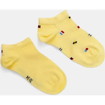 Dětské ponožky Tommy Hilfiger 2-pack 701232714.PPYA žlutá 11X, vel. 31/34