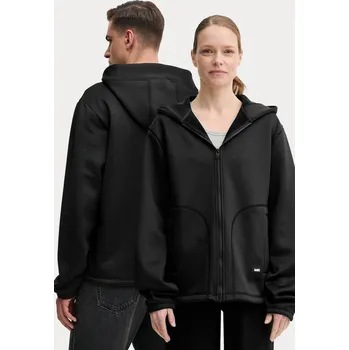 Pánská mikina Mikina Rains Safi Fleece Hood Jacket T1 21900.01 černá 99X, vel. S