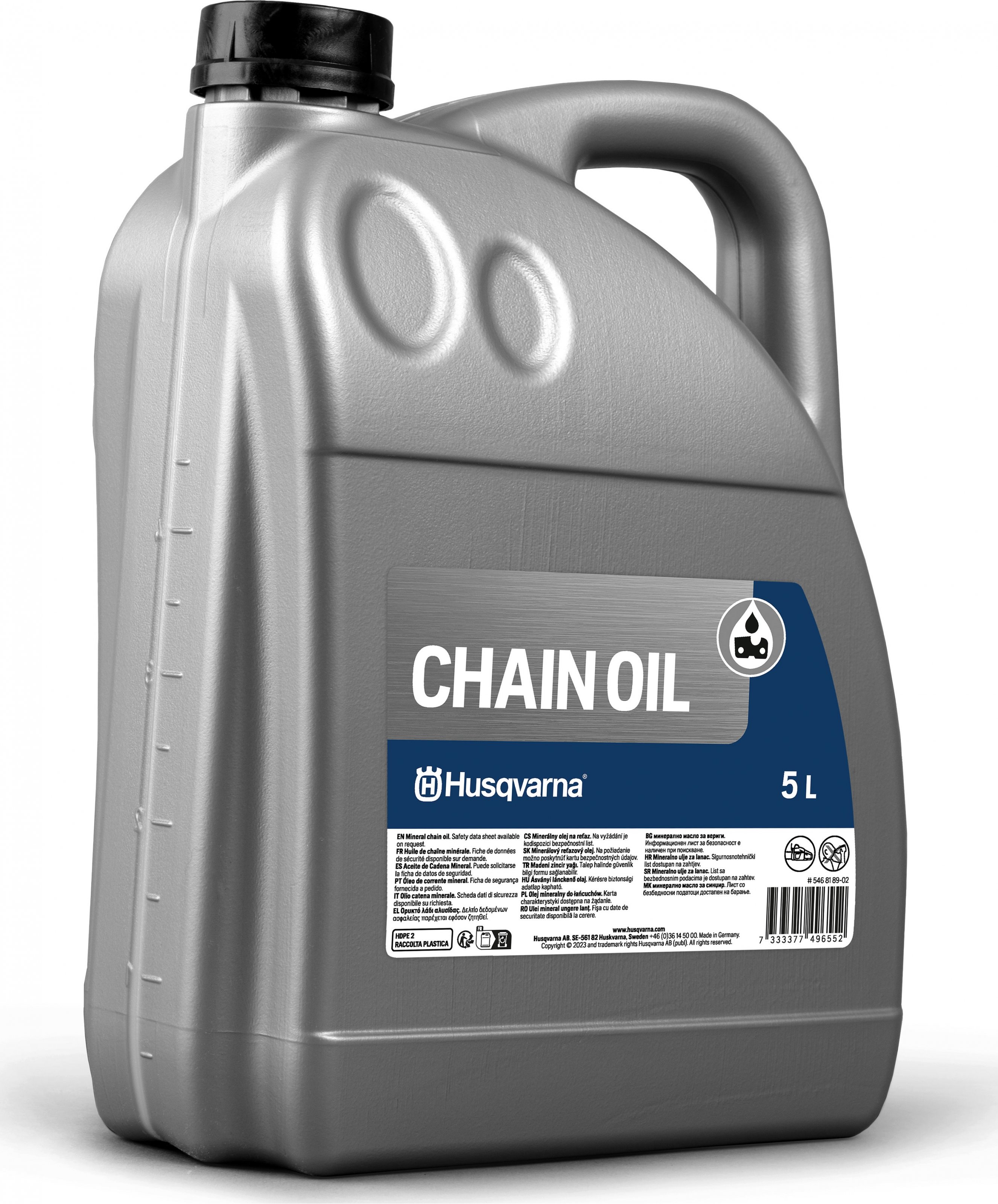 Olej na mazání lišty a řetězu celoroční Husqvarna 5 l 5468189-02