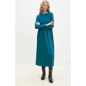 Dámské šaty Šaty Answear.LAB 53655.ilk modrá 55X, vel. S/M