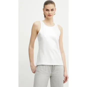 Dámská halenka Bavlněná halenka Marella TERZO dámská, bílá barva, s aplikací, 2513941124200 00X, vel. S