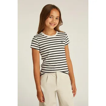 Chlapecké tričko Dětské bavlněné tričko Calvin Klein Jeans černá barva, IG0IG02799 IG0IG02799.104.116.PPYA 99X, vel. 104