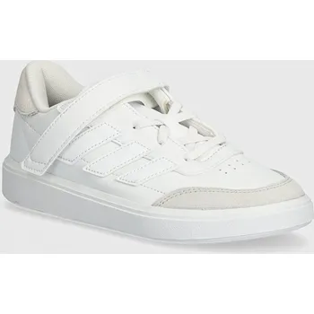 Dívčí tenisky Dětské sneakers boty adidas COURTBLOCK EL C bílá barva, ID6507 00X, EUR 30.5