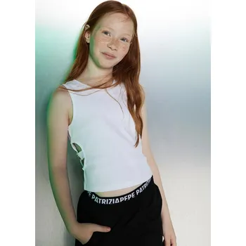 Dětský top Patrizia Pepe W103 bílá barva, 7M0894 00X, vel. 168