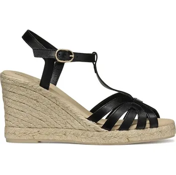 Dámské polobotky Kožené espadrilky Geox D GELSA D55TPA.00043.C9999 černá 99X, EUR 39
