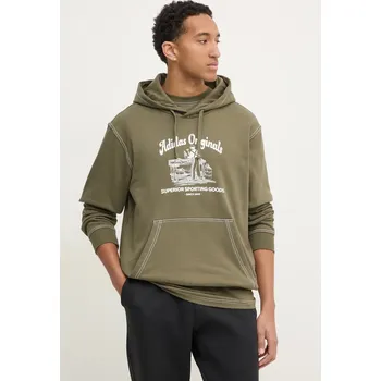 Dámská mikina Bavlněná mikina adidas Originals Wabash JP4482 zelená 91X, vel. L
