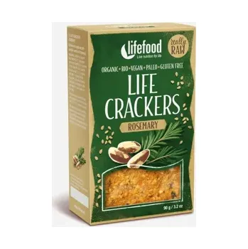 Lifefood Life crackers Rozmarýnové Raw Bio 90 g