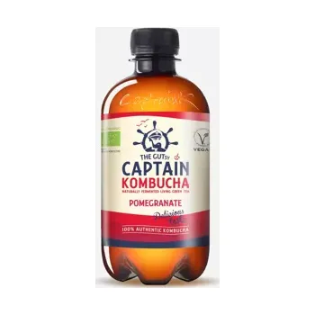 Proteinový nápoj Kombucha granátové jablko BIO 400 ml