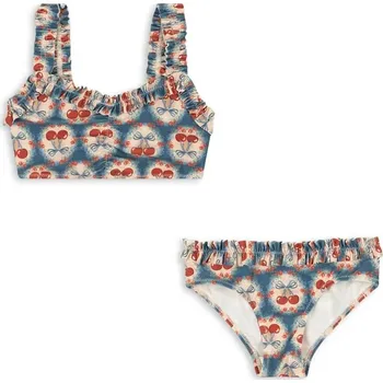Dámské plavky Dvoudílné dětské plavky Konges Sløjd MAYA BIKINI GRS KS102678 modrá 95X, vel. 104