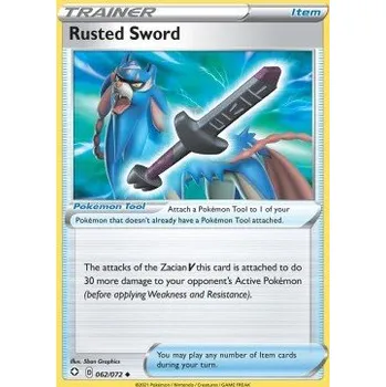 Sběratelská karetní hra Pokémon SHF 062/072 Rusted Sword - Shining Fates Stav: Near Mint, Verze: NORMAL