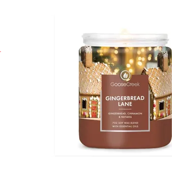 Svíčka Svíčka s 1-knotem 0,2 KG GINGERBREAD LANE|Perníková dráha, aromatická v dóze KP|Goose Creek