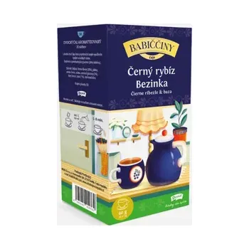 Čaj Babiččin čaj ovocný - černý rybíz a bezinka 40 g