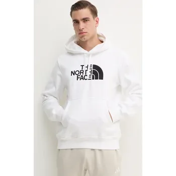 Pánská mikina Mikina The North Face Drew Peak pánská, béžová barva, s kapucí, s potiskem, NF0A89EMLA91 01X, vel. XXL