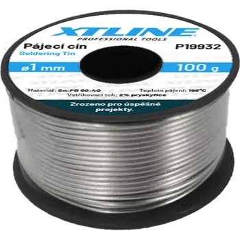 Dílna XTLINE Pájecí cín bezolovnatý 1 mm / 100 g