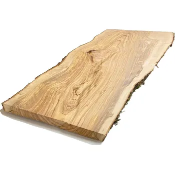 Stolová deska Masivní deska, olivovník, 600 × 310–400 × 29 mm 8844