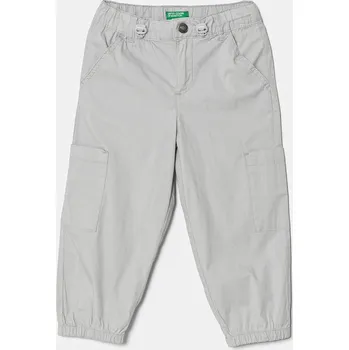 Chlapecké kalhoty Dětské kalhoty United Colors of Benetton 4L2VGF01R.P.Seasonal šedá 09X, vel. 82