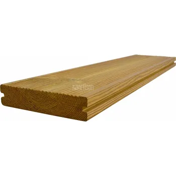 Terasové prkno Terasová prkna 26x117x4200 AntiSlip ThermoWood® borovice - pov