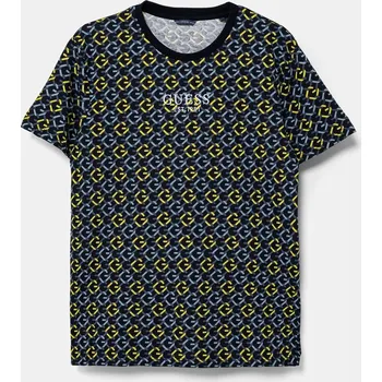 Chlapecké tričko Dětské bavlněné tričko Guess L5RI18.K8HM4.PPYA námořnická modř 59C, vel. 166-175