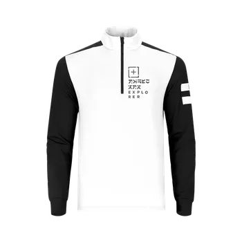 OneMore mikina 671 - MICROFLEECE T-NECKHALF ZIP - EXPLORER 2025/2026 Bílá XL Pánské