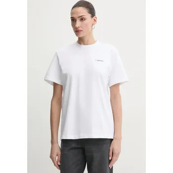 Pánské tričko Bavlněné tričko La Mania bílá barva, BONI.3 00X, vel. 34