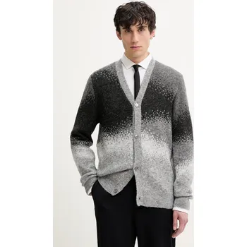 Dámský svetr Svetr s příměsí vlny Desigual MANCHESTER šedá barva, 25SMJF12 90X, vel. L