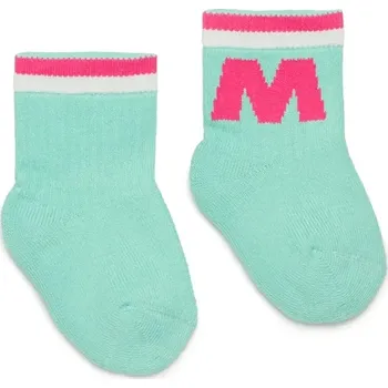 Dětské ponožky Marni MZ35B SOCKS M01468 tyrkysová 66X, vel. 30/34