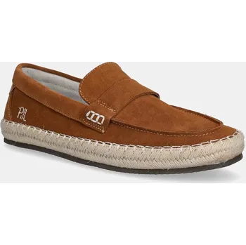 Dámská obuv Semišové espadrilky Pepe Jeans TOURIST COAST PMS10337 hnědá 82X, EUR 43