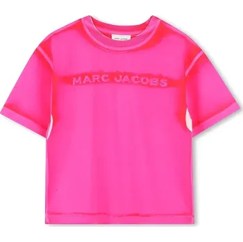 Dětské bavlněné tričko Marc Jacobs růžová barva, s aplikací, W60446 W60446.86.108 42X, vel. 108
