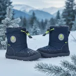 Protetika - zimní barefoot boty s membránou PRO-TEX HEIKO navy - zateplené Veľkosť: 27