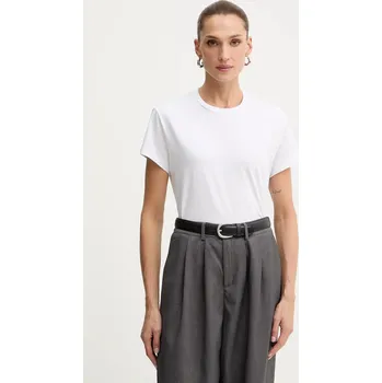 Pánské tričko Bavlněné tričko Patrizia Pepe bílá barva 8M1543.J111 00X, vel. 40