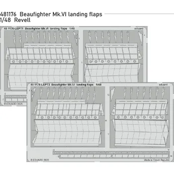 Plastikový model Eduard 1/48 Beaufighter Mk.VI landing flaps (REVELL)