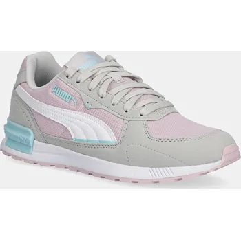 Chlapecká obuv Dětské sneakers boty Puma Graviton Jr šedá barva 381987 09A, EUR 37.5