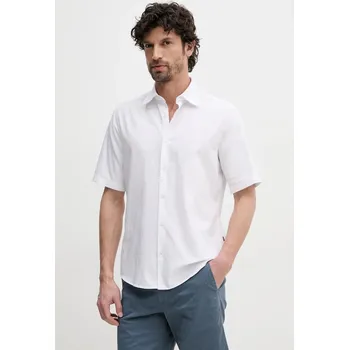 Pánská košile Bavlněná košile BOSS Orange 50537332 bílá 00X, vel. S