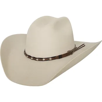 Klobouk Westernový klobouk TRUE WEST 8X – semišová směs, světlý Velikost: 61 cm (XL)