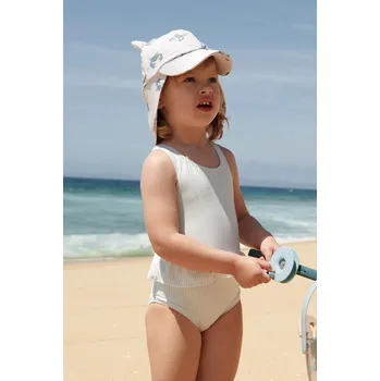 Dámské plavky Jednodílné dětské plavky Liewood Amara Stripe Swimsuit LW19982 modrá 50X, vel. 128