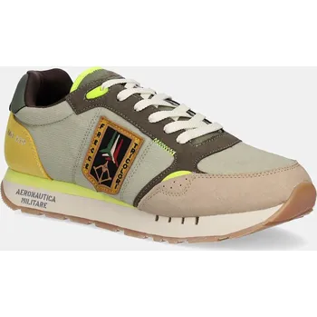 Pánské tenisky Sneakers boty Aeronautica Militare SC292CT3547 zelená barva, SC292CT3547 SC292CT3547.94663 81X, EUR 43