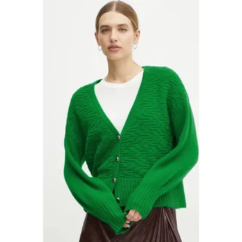 Dámský svetr Svetr s příměsí vlny Morgan MSOURI zelená 77X, vel. M
